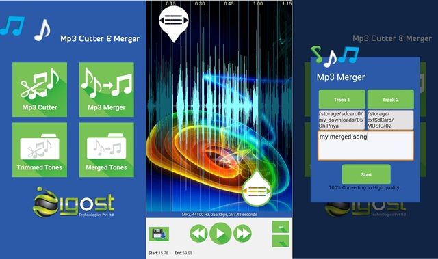 Cut and Merg MP3 on Android