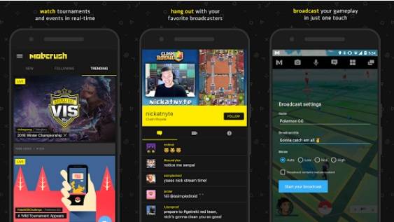 How to Live Stream Mobcrush in Android